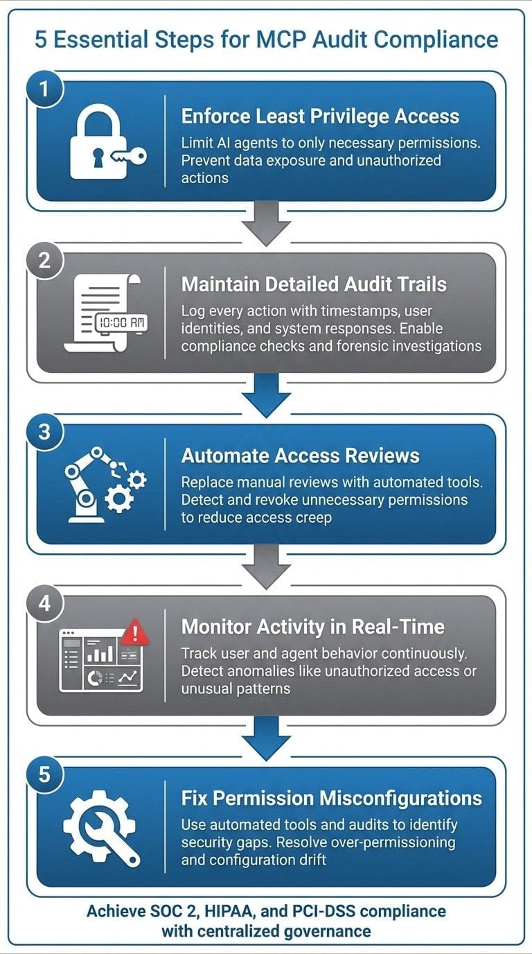 5 Essential Steps for MCP Audit Compliance Implementation