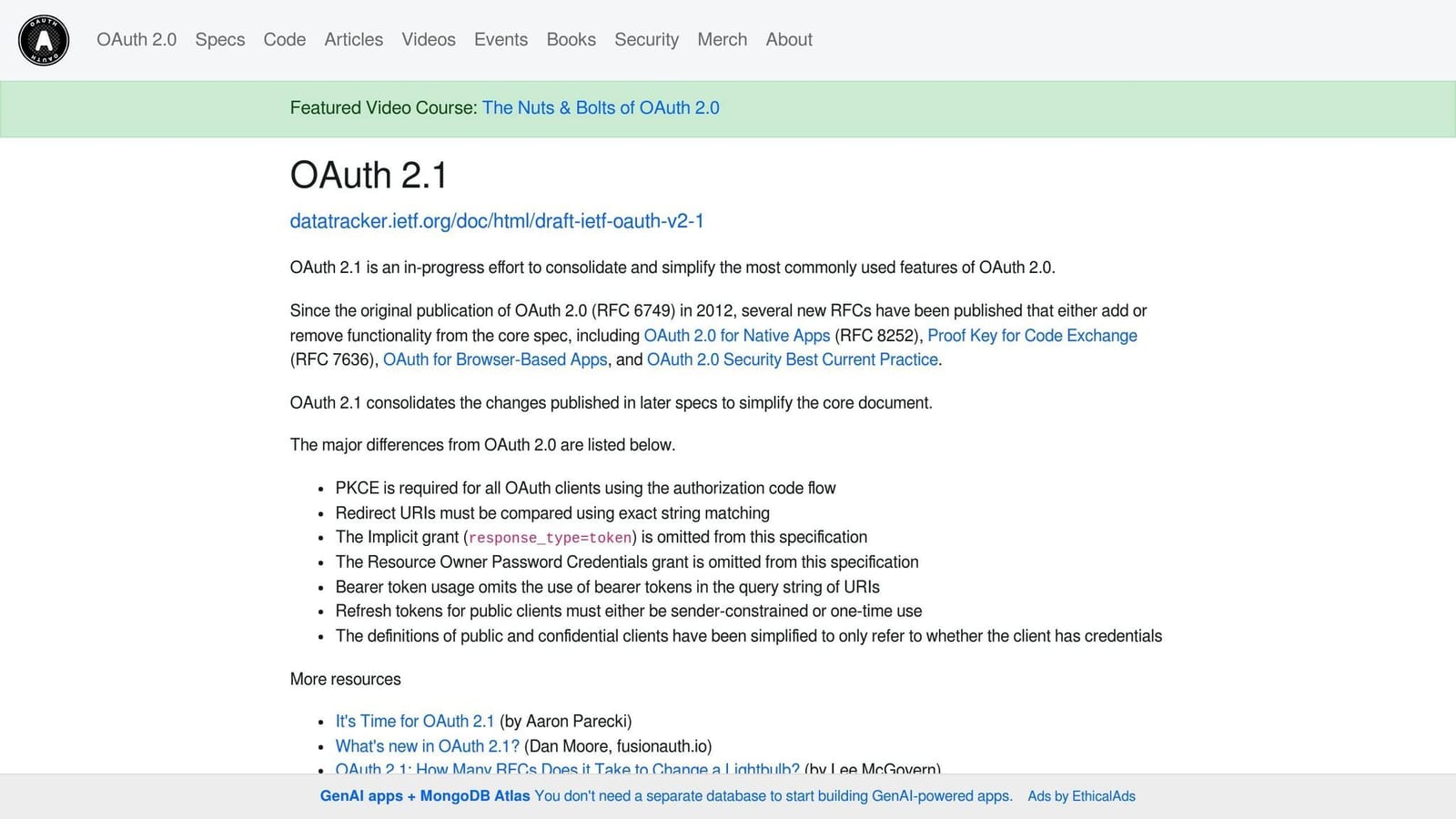 OAuth 2.1