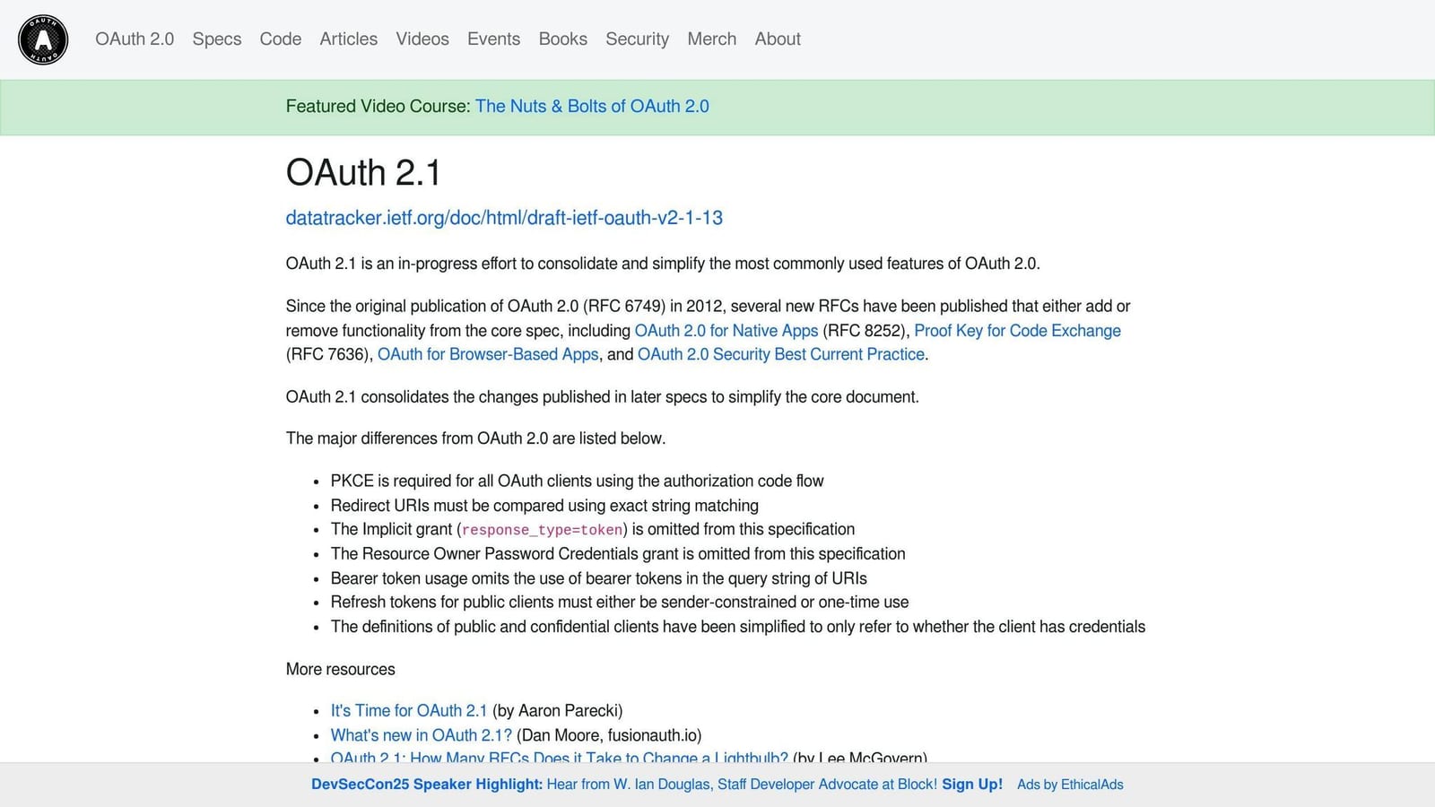 OAuth 2.1